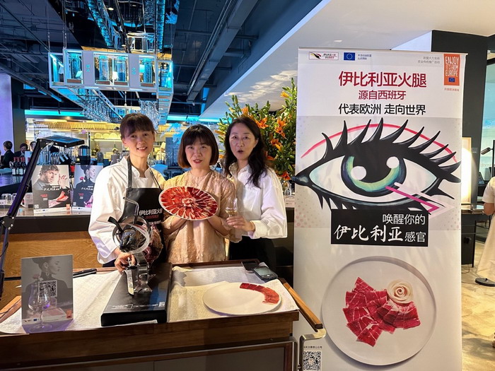 伊比利亚火腿在中国高档餐厅大受欢迎