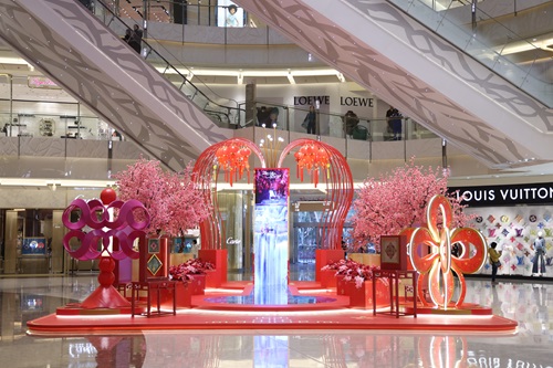 上海ifc商场鸿运结彩展迎新岁